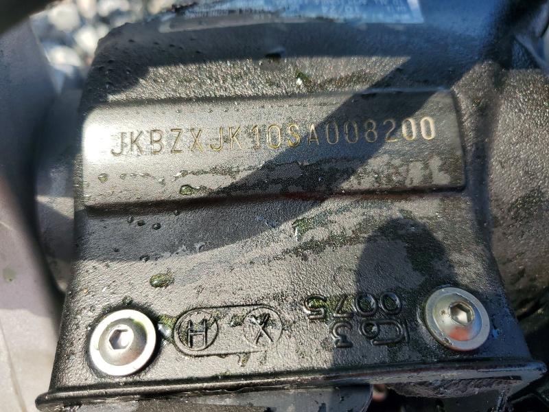 65874206 :رقم المزاد ، JKBZXJK10SA008200 vin ، 2025 Kawasaki Zx636 مزاد بيع