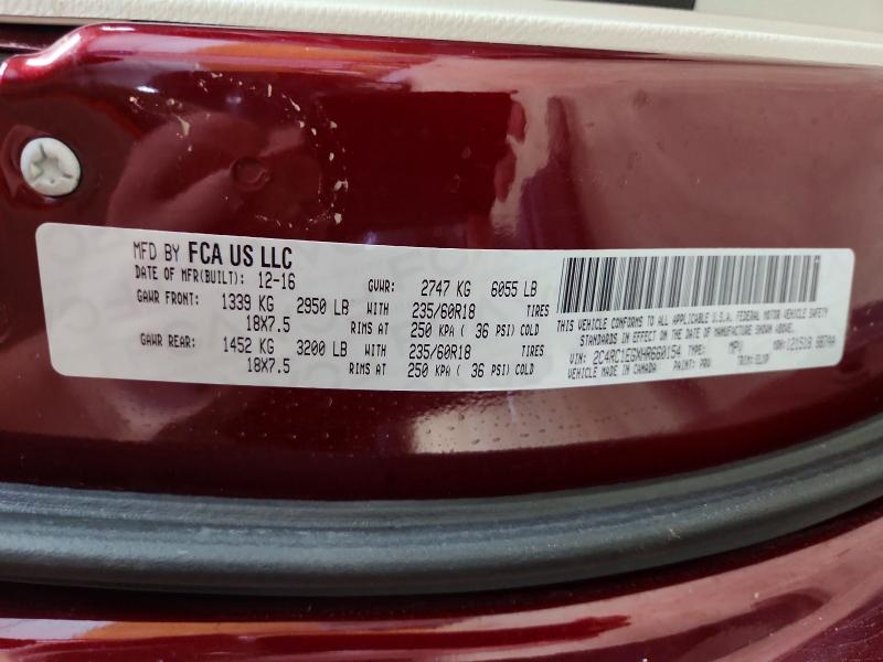 63649916 :رقم المزاد ، 2C4RC1EGXHR660154 vin ، 2017 Chrysler Pacifica مزاد بيع