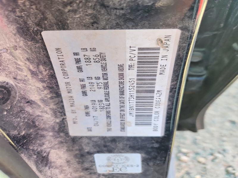 Продаж на аукціоні авто 2017 Mazda 3, vin: JM1BN1T73H1152451, номер лоту: 65024846