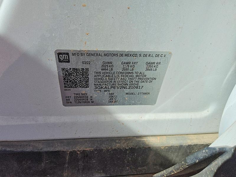 Продаж на аукціоні авто 2022 Gmc Terrain, vin: 3GKALPEV2NL210817, номер лоту: 65050266