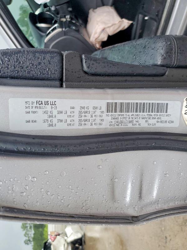 Продаж на аукціоні авто 2020 Jeep Grand Cherokee, vin: 1C4RJEBG1LC118055, номер лоту: 63397326