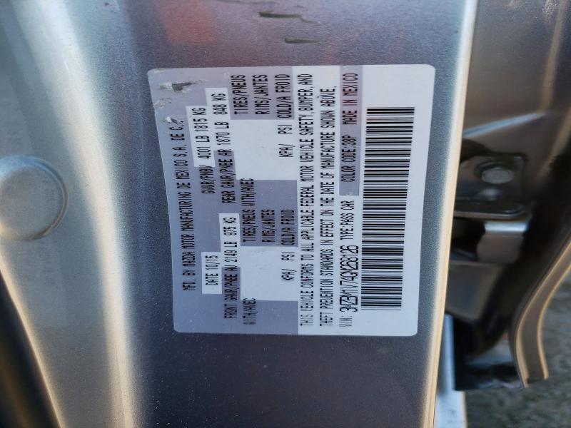 2016 Mazda 3 მანქანა იყიდება აუქციონზე, vin: 3MZBM1V74GM268126, აუქციონის ნომერი: 63757236