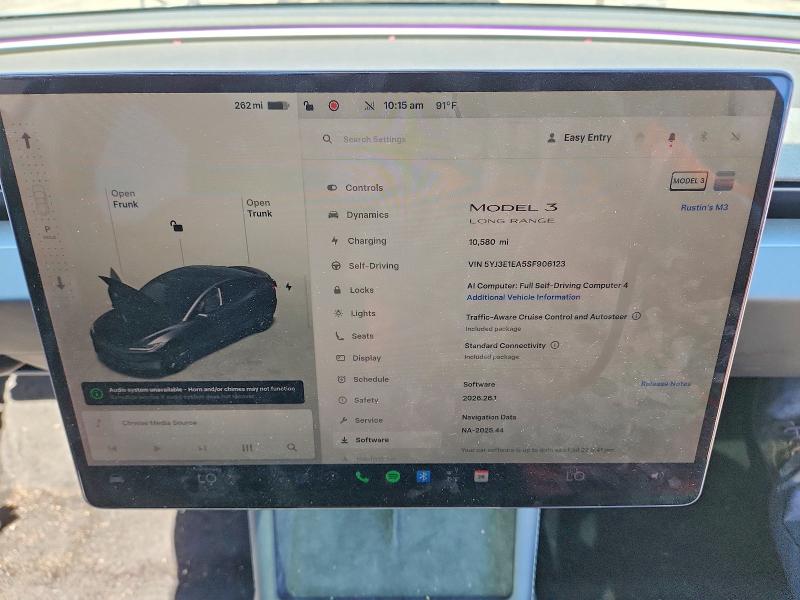 Aukcja sprzedaży 2025 Tesla Model 3, vin: 5YJ3E1EA5SF906123, numer aukcji: 66278056