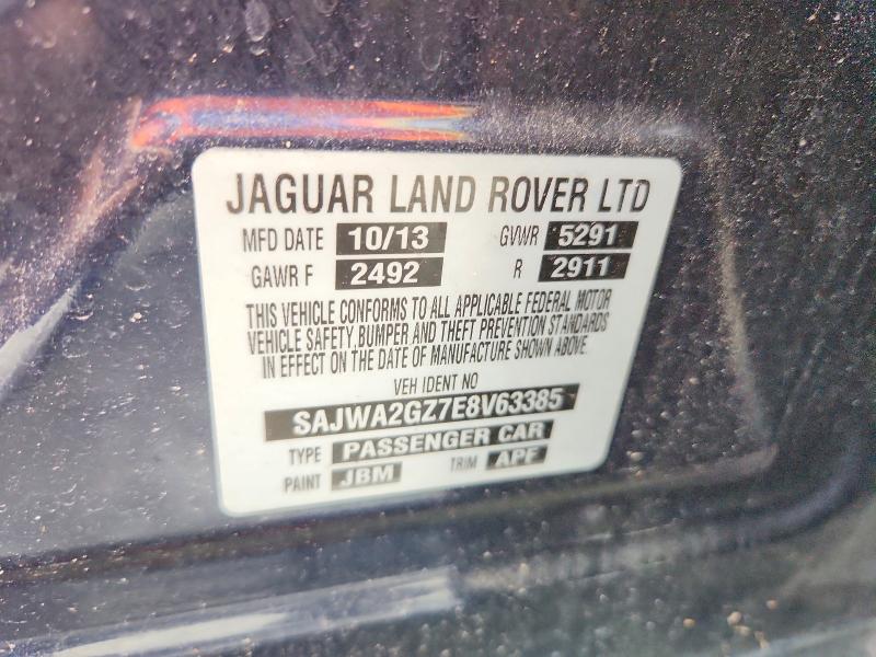 Aukcja sprzedaży 2014 Jaguar Xjl, vin: SAJWA2GZ7E8V63385, numer aukcji: 65543536