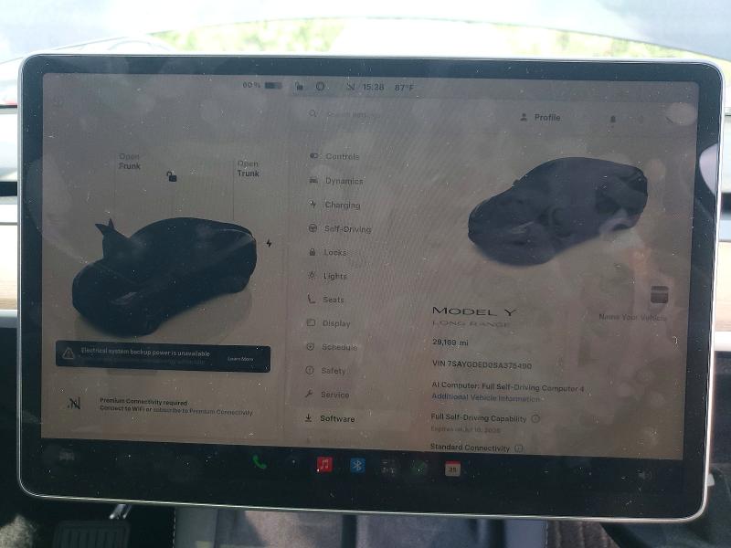 Продаж на аукціоні авто 2025 Tesla Model  Y, vin: 7SAYGDED0SA375490, номер лоту: 59980206