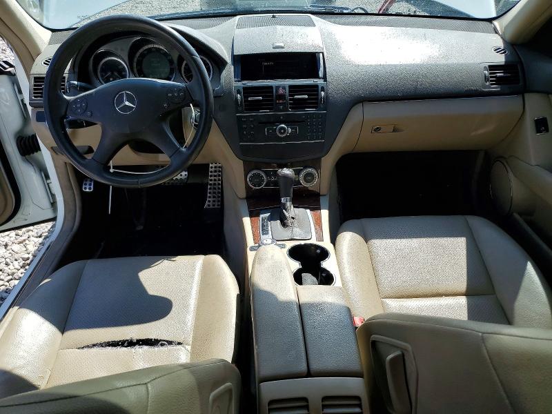 2009 Mercedes-benz C მანქანა იყიდება აუქციონზე, vin: WDDGF54X69R058677, აუქციონის ნომერი: 63880306