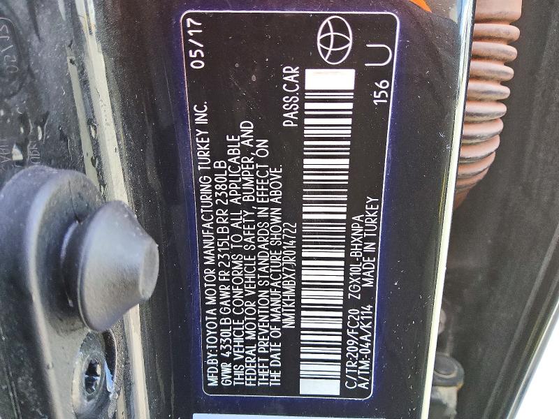 Продаж на аукціоні авто 2018 Toyota C-hr, vin: NMTKHMBX7JR014722, номер лоту: 66721356