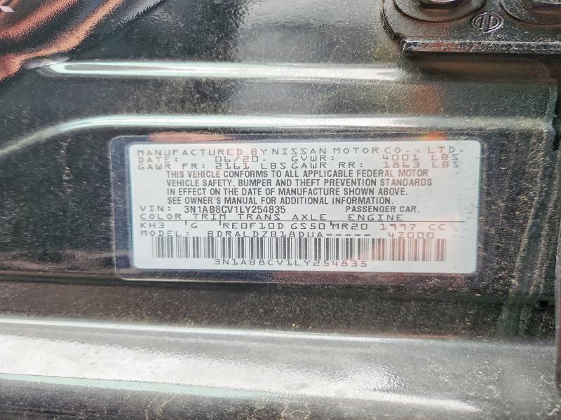 Продаж на аукціоні авто 2020 Nissan Sentra, vin: 3N1AB8CV1LY254835, номер лоту: 60945436