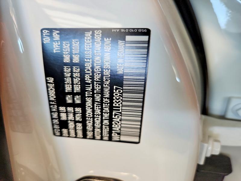 Продажа на аукционе авто 2020 Porsche Macan, vin: WP1AB2A57LLB33957, номер лота: 66068376