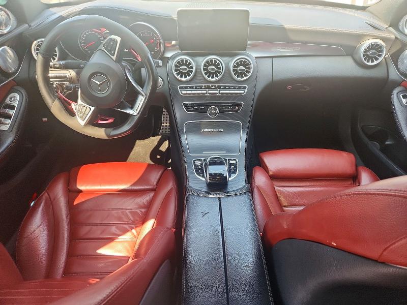 62674126 :رقم المزاد ، 55SWF6EB0HU191159 vin ، 2017 Mercedes-benz C مزاد بيع