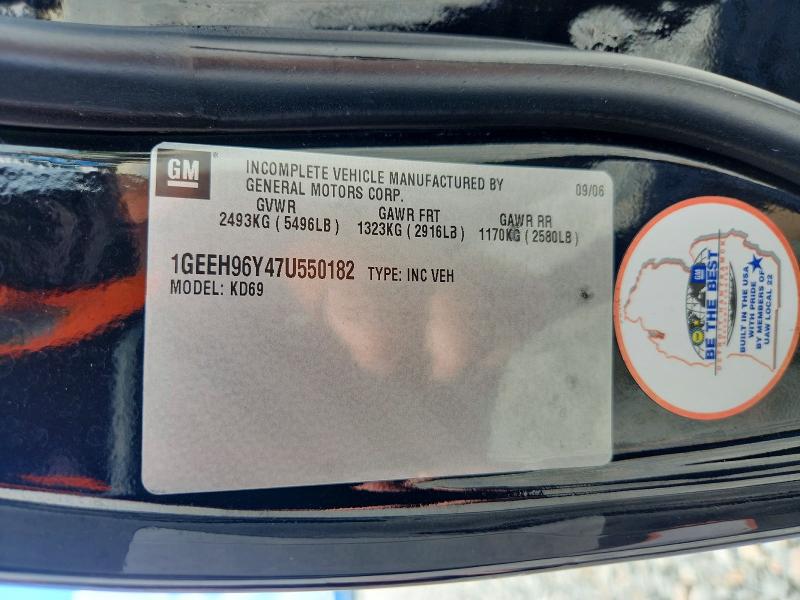 Продаж на аукціоні авто 2007 Cadillac Professional Chassis, vin: 1GEEH96Y47U550182, номер лоту: 64891916