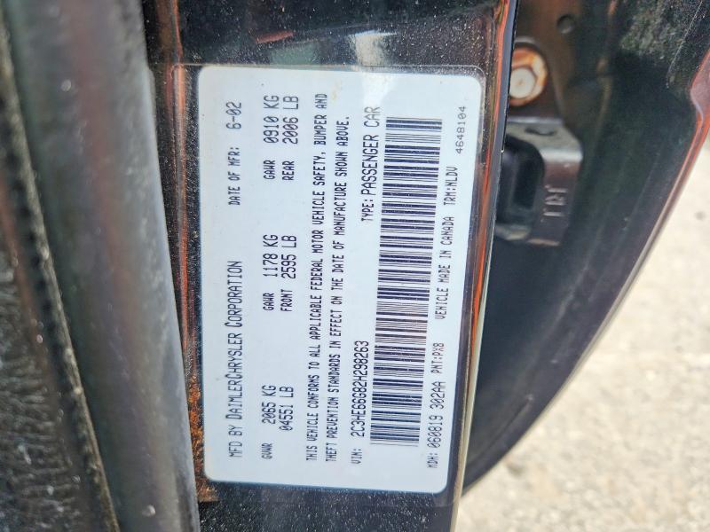 Aukcja sprzedaży 2002 Chrysler 300m, vin: 2C3HE66G82H298263, numer aukcji: 63515776