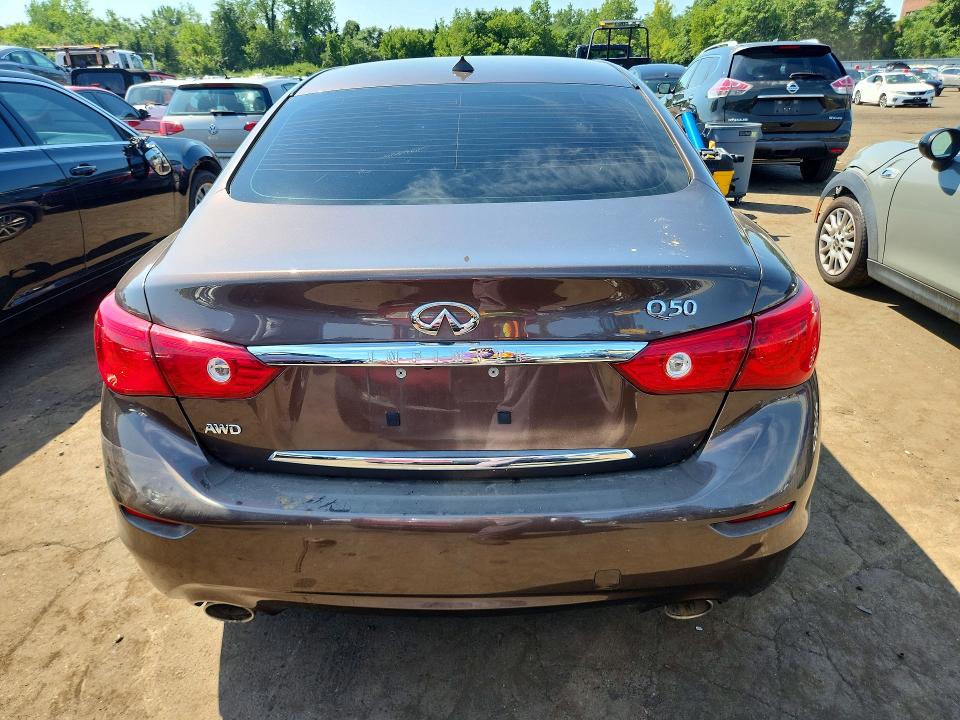 63389686 :رقم المزاد ، JN1BV7AR9EM683979 vin ، 2014 Infiniti Q50 مزاد بيع