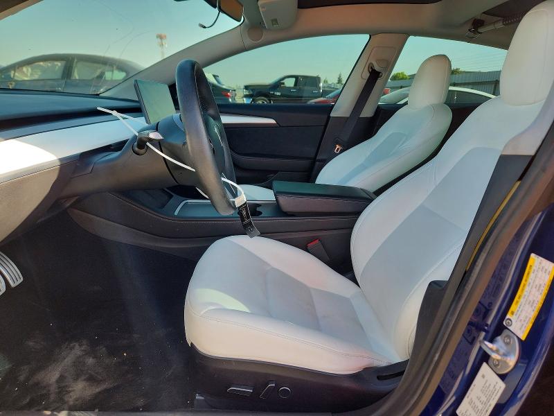 66212556 :رقم المزاد ، 5YJ3E1EC9MF077481 vin ، 2021 Tesla Model 3 مزاد بيع