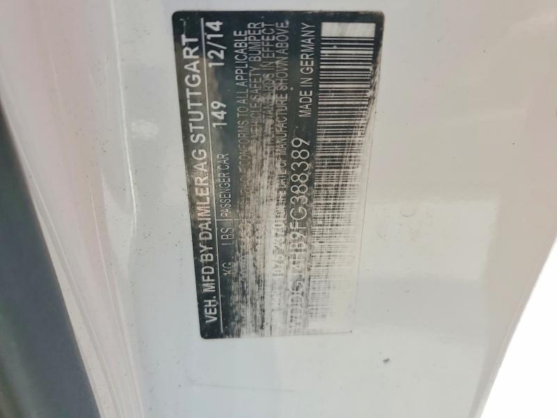 Aukcja sprzedaży 2015 Mercedes-benz C, vin: WDDGJ4HB9FG388389, numer aukcji: 65015496