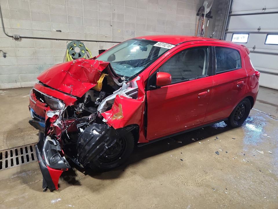 66318216 :رقم المزاد ، ML32A3HJ5HH012522 vin ، 2017 Mitsubishi Mirage مزاد بيع