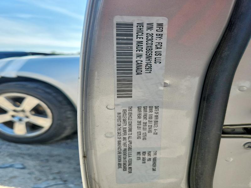 66459386 :رقم المزاد ، 2C3CDXBG5NH142971 vin ، 2022 Dodge Charger مزاد بيع