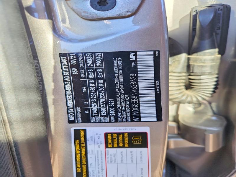 2022 Mercedes-benz Glc მანქანა იყიდება აუქციონზე, vin: W1N0G8EB8NV328628, აუქციონის ნომერი: 63879176