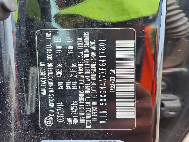 Продаж на аукціоні авто 2015 Kia Optima, vin: 5XXGN4A7XFG417801, номер лоту: 66746396