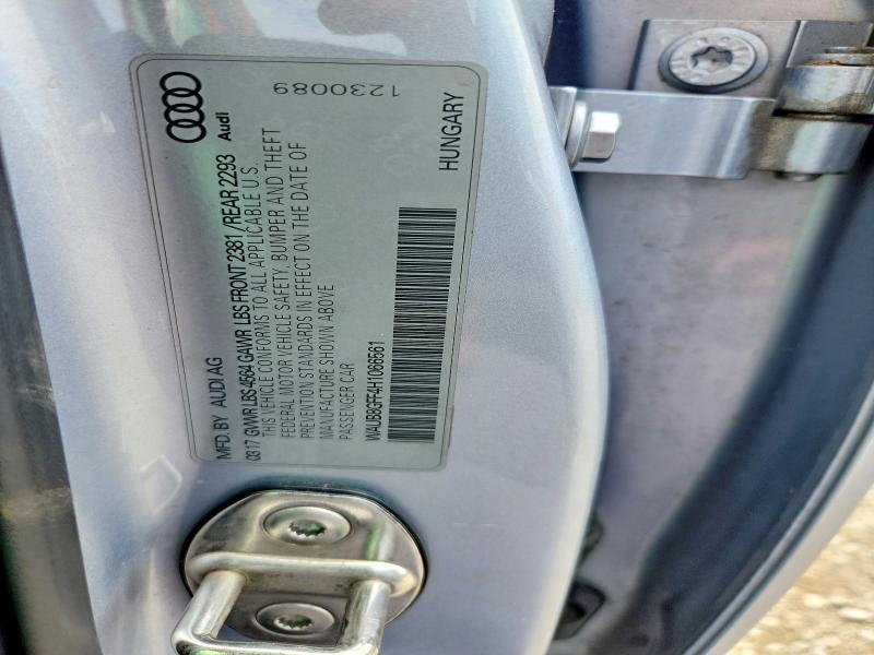 Aukcja sprzedaży 2017 Audi A3, vin: WAUB8GFF4H1066561, numer aukcji: 63999686