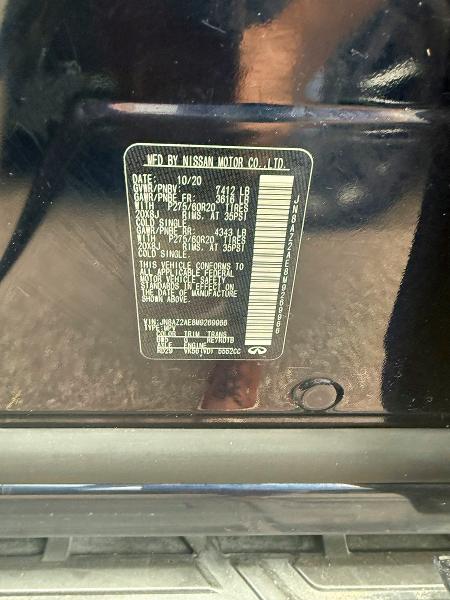 2021 Infiniti Qx80 მანქანა იყიდება აუქციონზე, vin: JN8AZ2AE8M9269966, აუქციონის ნომერი: 66654696