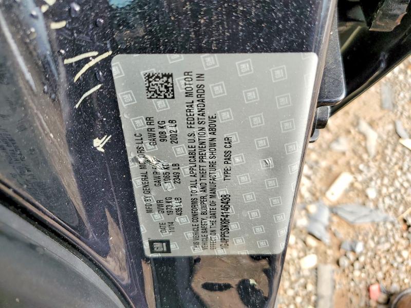 2015 Buick Verano მანქანა იყიდება აუქციონზე, vin: 1G4PP5SK8F4146438, აუქციონის ნომერი: 64047696