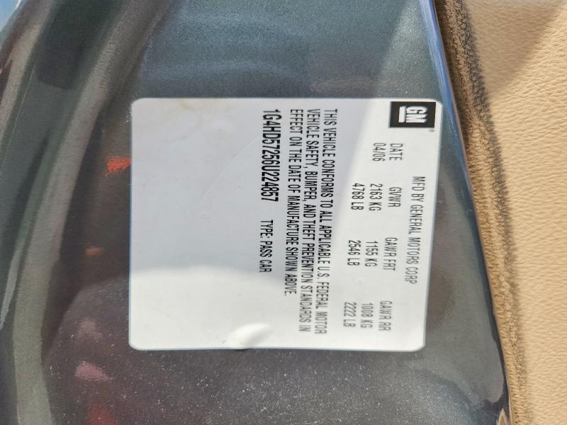 Продаж на аукціоні авто 2006 Buick Lucerne, vin: 1G4HD57256U224857, номер лоту: 64102266