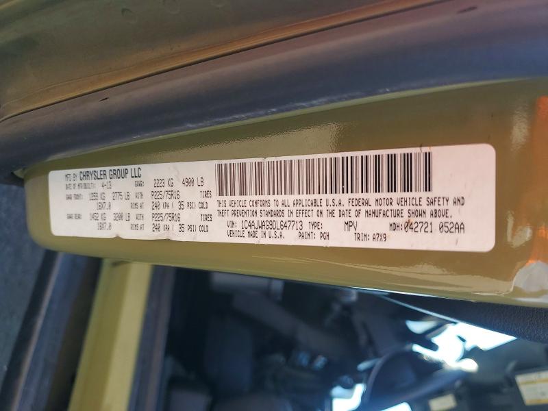 Aukcja sprzedaży 2013 Jeep Wrangler, vin: 1C4AJWAG9DL647713, numer aukcji: 67103646
