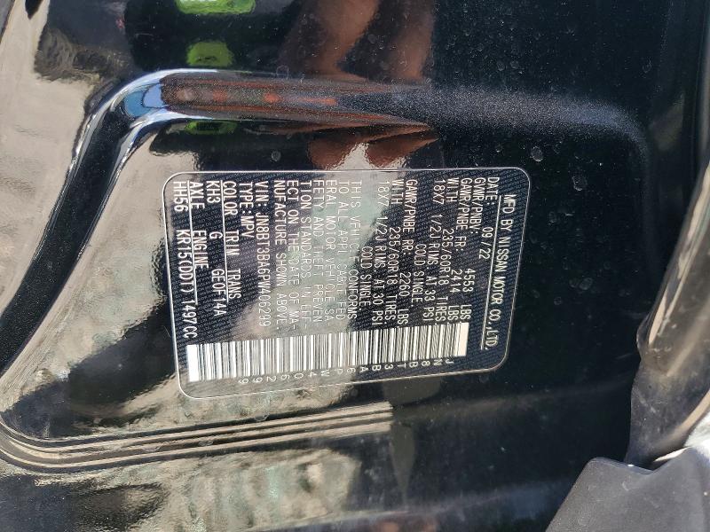 2023 Nissan Rogue მანქანა იყიდება აუქციონზე, vin: JN8BT3BA6PW406299, აუქციონის ნომერი: 65224456