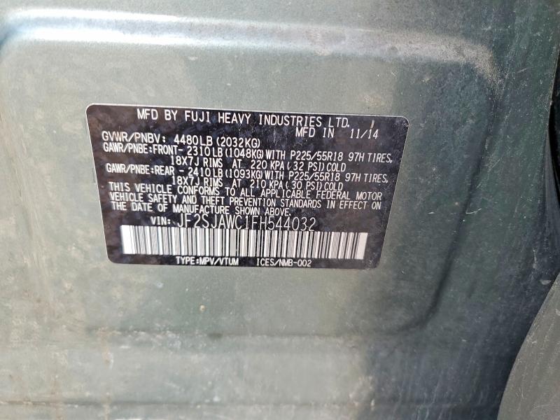 65361806 :رقم المزاد ، JF2SJAWC1FH544032 vin ، 2015 Subaru Forester مزاد بيع