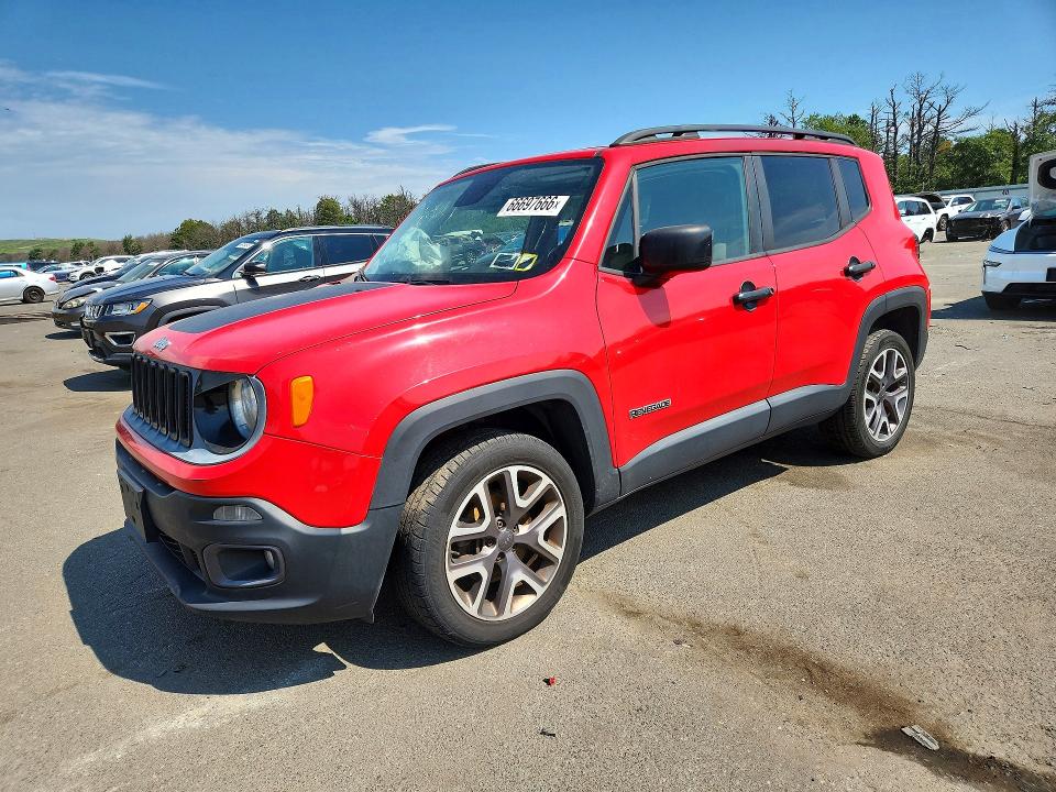 66697666 :رقم المزاد ، ZACCJBBT4FPC00654 vin ، 2015 Jeep Renegade مزاد بيع