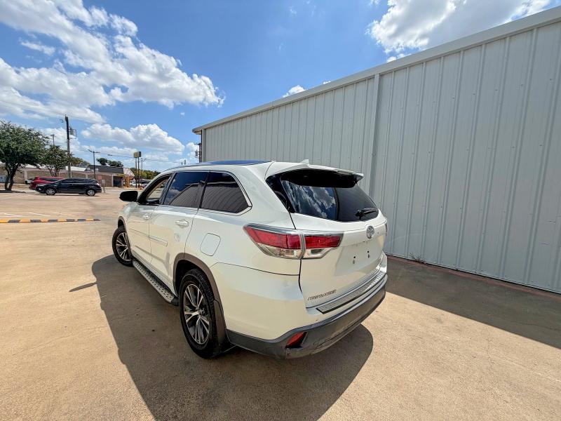 65043006 :رقم المزاد ، 5TDKKRFH9GS155738 vin ، 2016 Toyota Highlander مزاد بيع