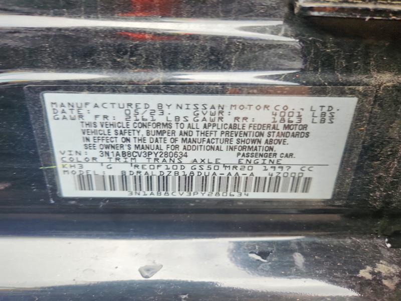 Продаж на аукціоні авто 2023 Nissan Sentra, vin: 3N1AB8CV3PY280634, номер лоту: 64143876