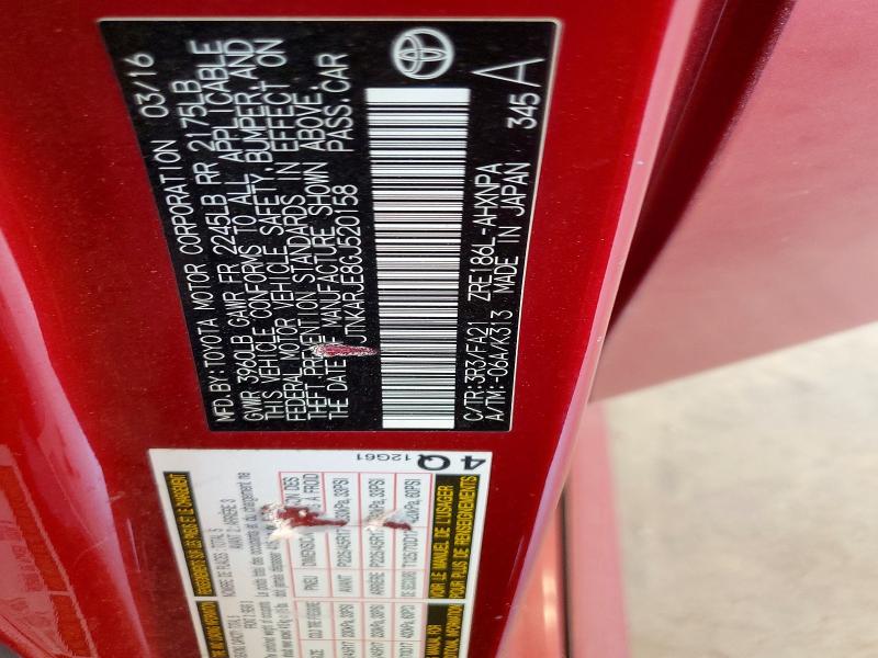 63694706 :رقم المزاد ، JTNKARJE8GJ520158 vin ، 2016 Scion Im مزاد بيع