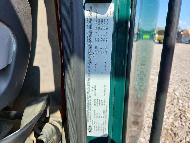 Aukcja sprzedaży 2018 Mack 600, vin: 1M1AW01X1JM010593, numer aukcji: 65211946