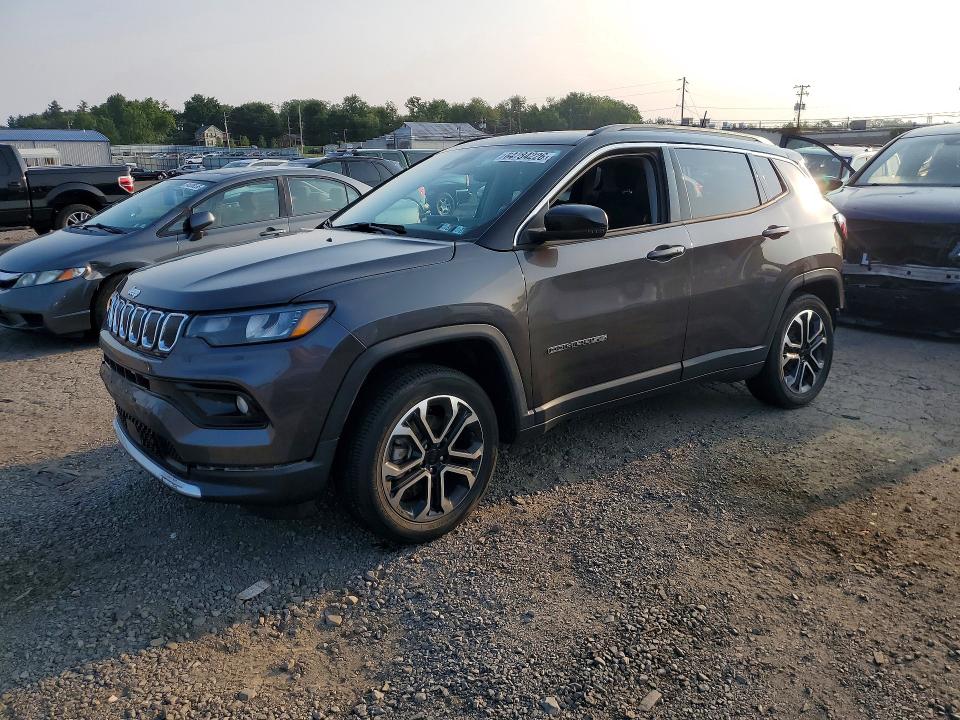 2022 Jeep Compass მანქანა იყიდება აუქციონზე, vin: 3C4NJDCB8NT199932, აუქციონის ნომერი: 64784226