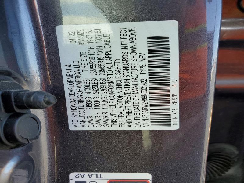 Aukcja sprzedaży 2022 Honda Cr-v, vin: 7FARW2H99NE021432, numer aukcji: 67138186