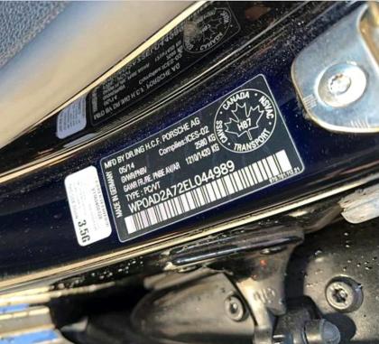 Aukcja sprzedaży 2014 Porsche Panamera, vin: WP0AD2A72EL044989, numer aukcji: 63923276