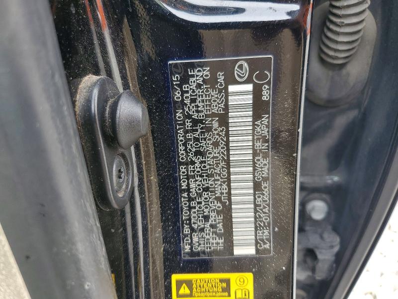 Aukcja sprzedaży 2015 Lexus Es, vin: JTHBK1GG7F2209243, numer aukcji: 64764696