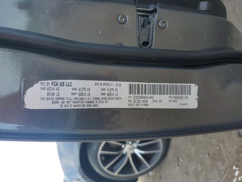 Aukcja sprzedaży 2019 Dodge Charger, vin: 2C3CDXBG9KH615461, numer aukcji: 66483276