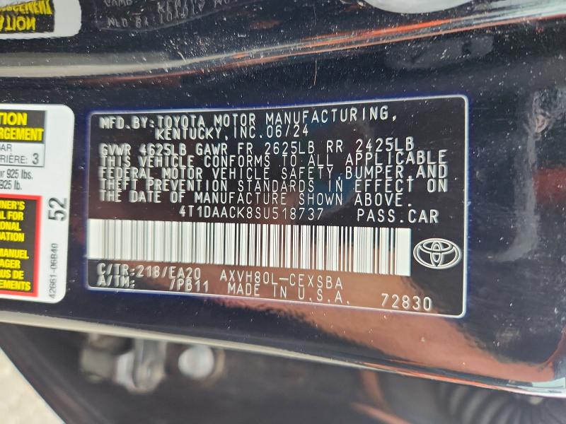 Продажа на аукционе авто 2025 Toyota Camry, vin: 4T1DAACK8SU518737, номер лота: 64099386