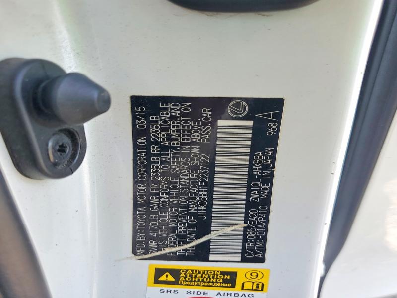 Продажа на аукционе авто 2015 Lexus Ct, vin: JTHKD5BH1F2237122, номер лота: 67157006