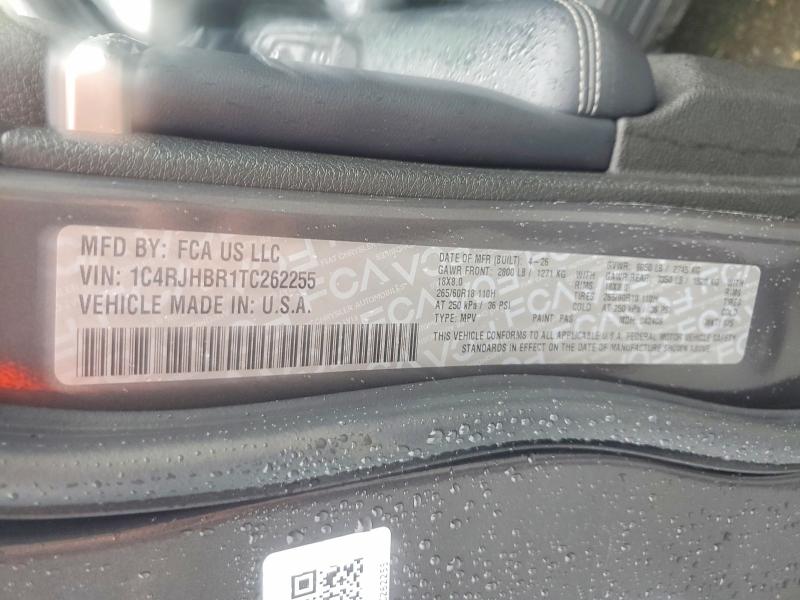 65357006 :رقم المزاد ، 1C4RJHBR1TC262255 vin ، 2026 Jeep Grand Cherokee مزاد بيع