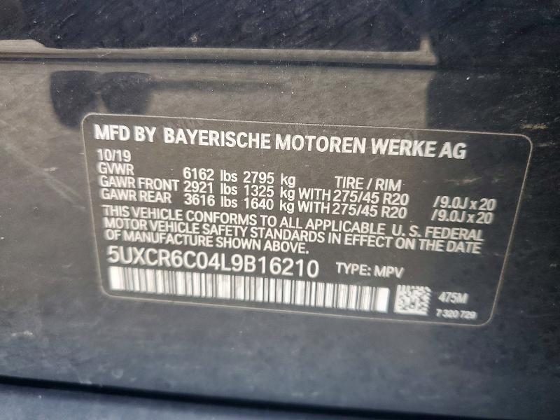 Продаж на аукціоні авто 2020 Bmw X5, vin: 5UXCR6C04L9B16210, номер лоту: 66396746