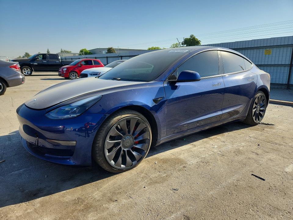 2021 Tesla Model 3 მანქანა იყიდება აუქციონზე, vin: 5YJ3E1EC9MF077481, აუქციონის ნომერი: 66212556