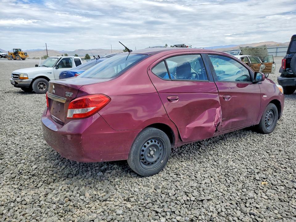 2017 Mitsubishi Mirage მანქანა იყიდება აუქციონზე, vin: ML32F3FJ4HHF16955, აუქციონის ნომერი: 65135866
