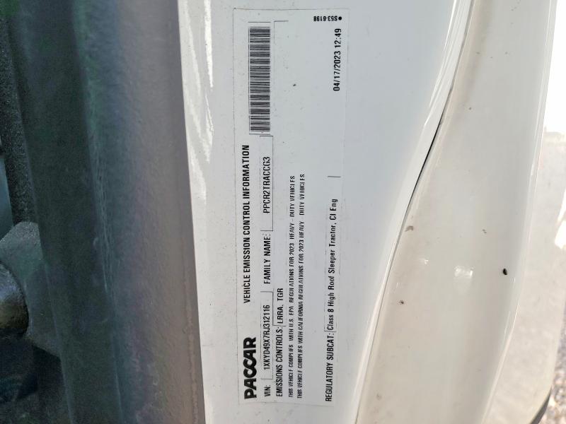 2024 Kenworth T680 მანქანა იყიდება აუქციონზე, vin: 1XKYD49X7RJ312116, აუქციონის ნომერი: 66830656