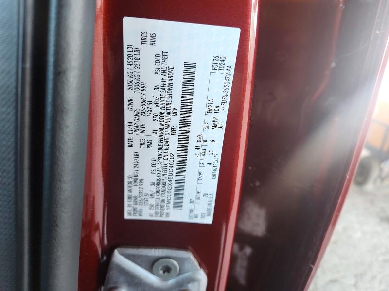 Aukcja sprzedaży 2014 Ford Escape, vin: 1FMCU0GX4EUC46002, numer aukcji: 65656566