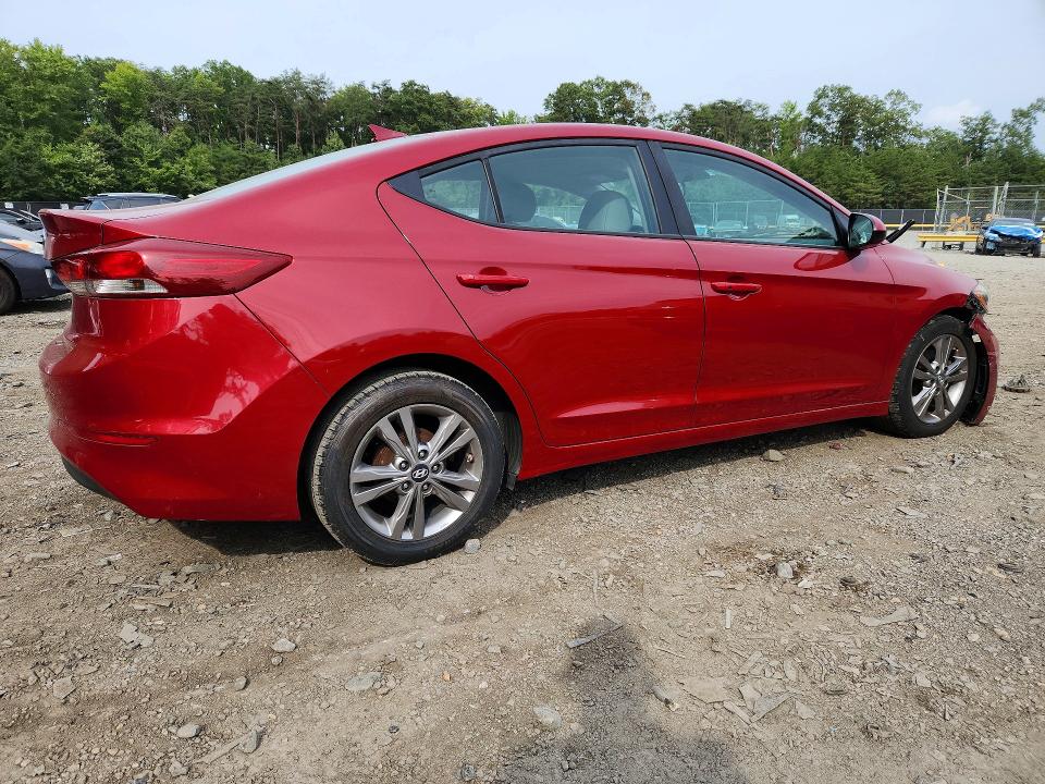 2017 Hyundai Elantra მანქანა იყიდება აუქციონზე, vin: KMHD84LF7HU106043, აუქციონის ნომერი: 66575566