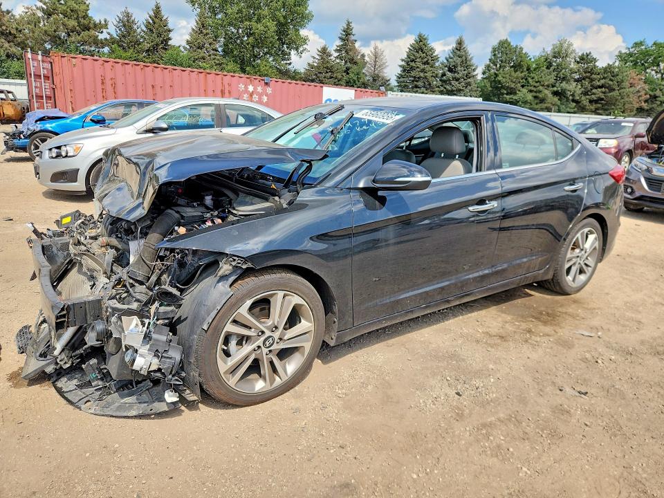 65960956 :رقم المزاد ، 5NPD84LF0HH072624 vin ، 2017 Hyundai Elantra مزاد بيع